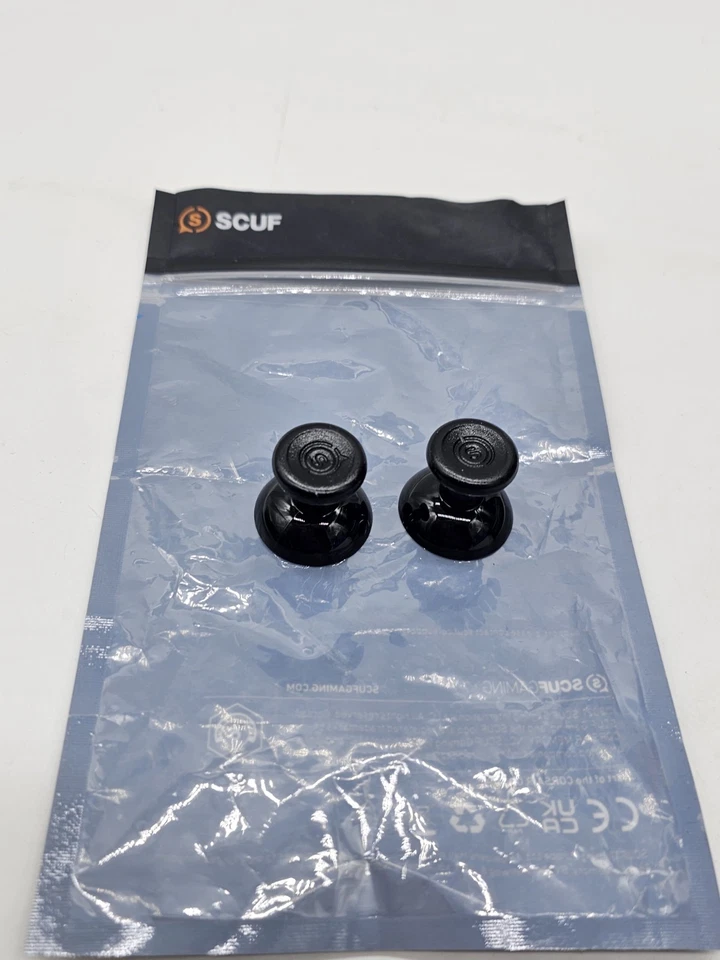 x2 Long Black Concave SCUF Interchangeable Thumbstick Replacements  - Image 2 of 4