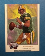 Upper Deck 2008 Football Heroes Brett Favre #5 Green Bay Packers NFL Card