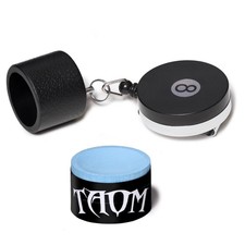 Pyro Billiard Pool Cue Premium Chalk - Blue - with Retractable Chalk Holder