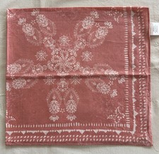 Bandana uomo vintage nuda rosa cotone geometrico floreale e paisley fazzoletto 23"