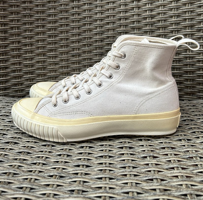 YMC X MoonStar Hi Basket Vulcanised Canvas Trainers Size 5 