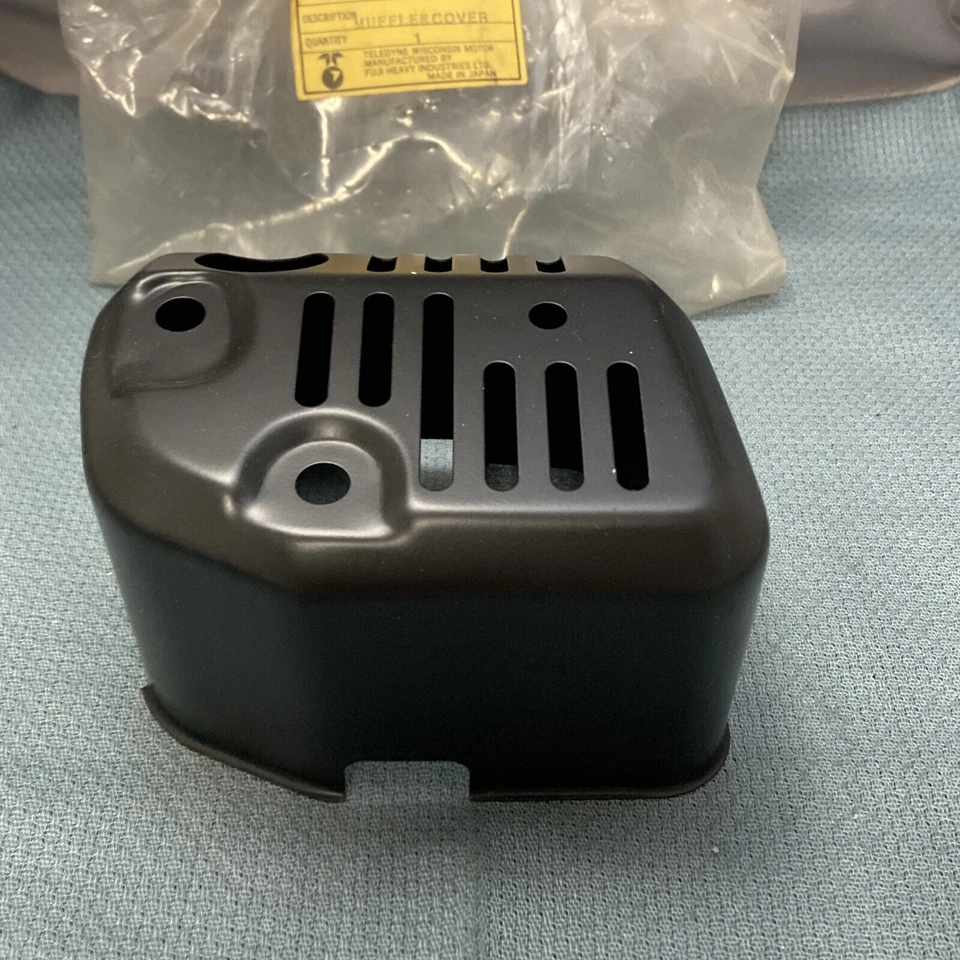 NEW WISCONSIN ROBIN 227-34501-01 MUFFLER COVER *BLACK - Image 4 of 4