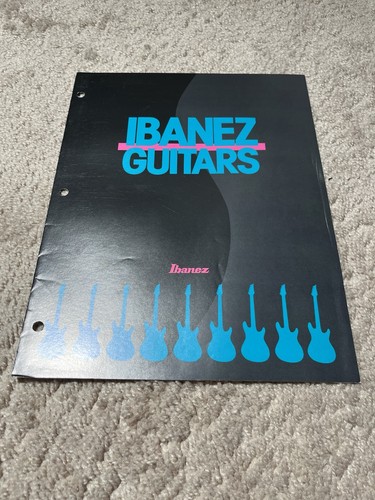 Vintage Ibanez Guitars Color Catalog Advertisement Flyer