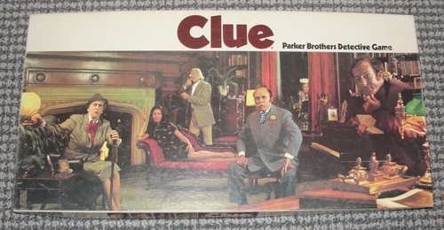 Vintage 1972 Original Parker Brothers Clue Mystery Detective Board Game Complete