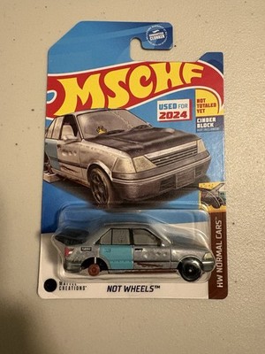 Hot Wheels X MSCHF Not Wheels 2024 Mattel Creations With Authenticity Card.