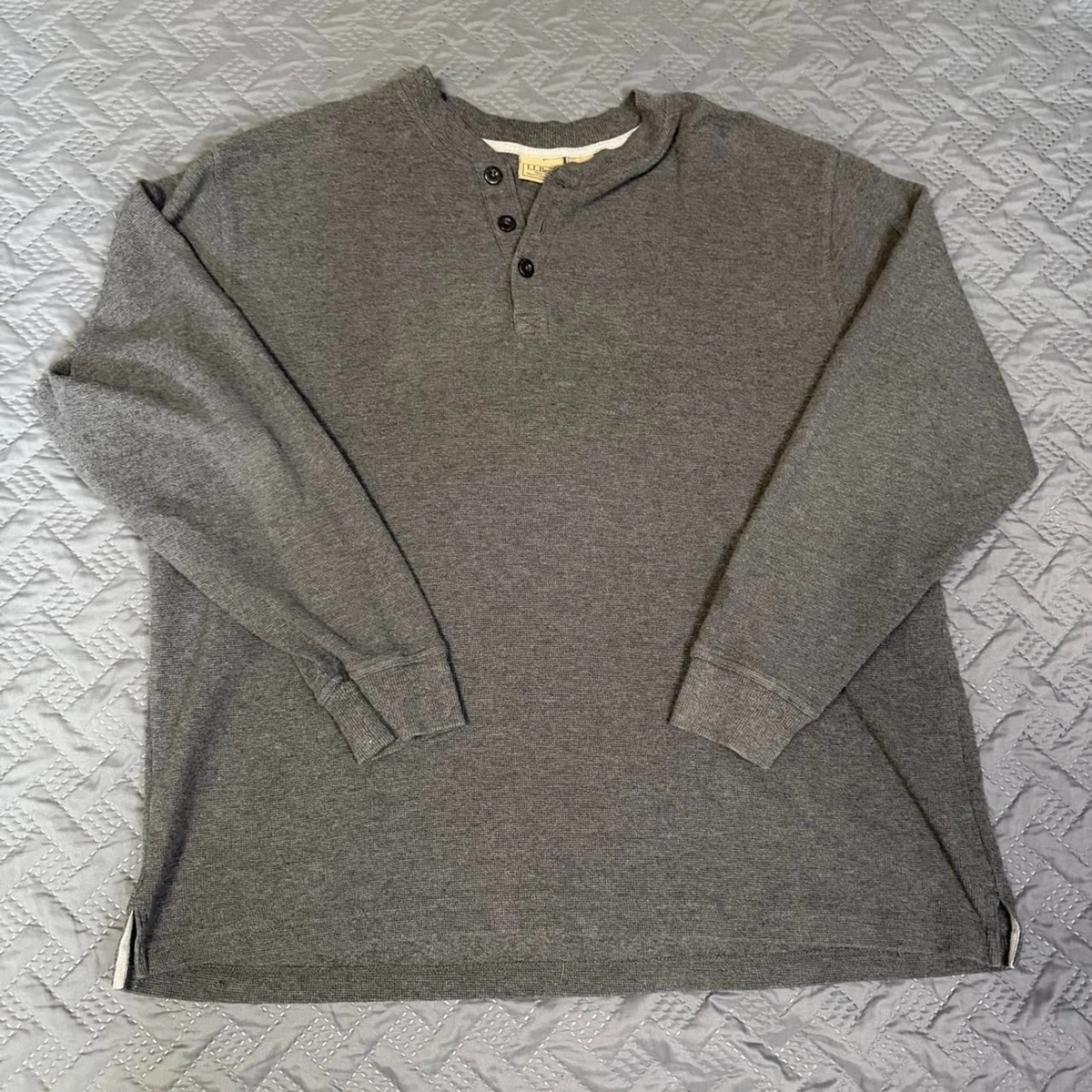 Chemise homme LL Bean flanelle boutonnée manches longues