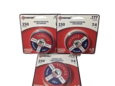 3 crossman .177 pellets 2 max penetration expansion 1 long range 250 ct ea 750 ~