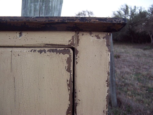PRIMITIVE SMALL WALL HANGING CABINET CUPBOARD PAINTED COUNTRY FARMHOUSE RUSTIC - Picture 4 of 6