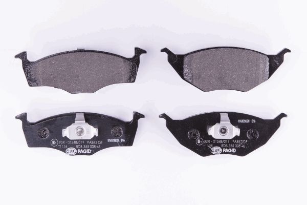 Hella 8DB 355 008-481 Bremsbelagsatz, Scheibenbremse FüR VW-image