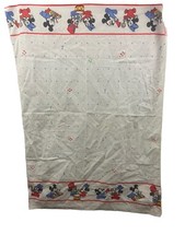 Vintage Disney Babies Flannel Receiving Blanket Mickey Minnie Donald 25x37