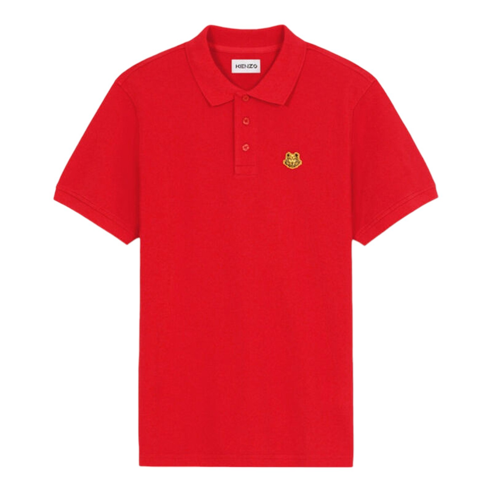 Kenzo Mens Tiger Crest Polo FC55PO001CPU Красное - АБСОЛЮТНО НОВОЕ С БИРКАМИ 23590₽