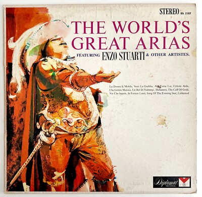 The World's Great Arias Enzo Stuarti Vinyl Record 1960s Opera 33 12'' VRG2