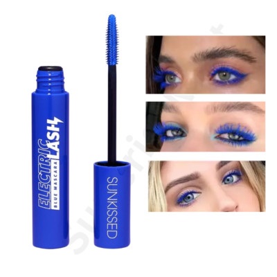 Sunkissed Electric Blue Mascara Bright & Define Eye Lashes in Electric Blue