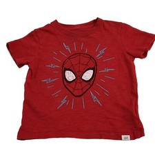 Baby Gap Spiderman Marvel Collaboration Boys 18-24 Months Short Sleeve T-shirt