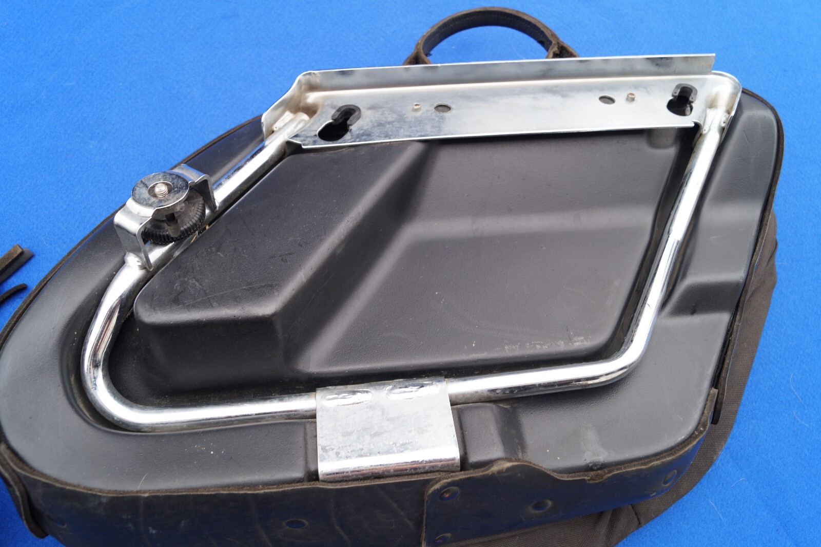 Genuine Harley Dyna FXDS Convertible Canvas & Leather Saddlebags 1996