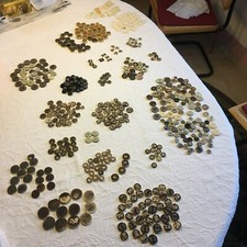 520 Trachtenknöpfe Hirschhornknöpfe Konvolut Vintage Dachbodenfund rar