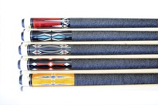 LOT OF 5 POOL CUES New 58" Billiards Cue Stick E Pool Cue Stick PLUS SHIPPING