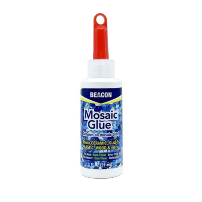 BEACON Mosaic Glue Non-Toxic Water Resistant for All Tiles & Surfaces 2-Ounce