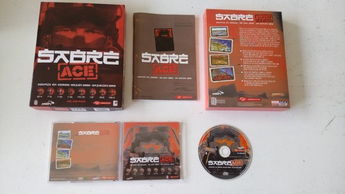 Sabre Ace: Conflict Over Korea PC Big box grosse boite carton FR - Afbeelding 1 van 3