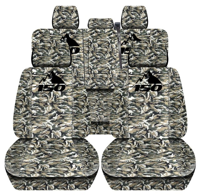 Truck Seat Covers Custom Camouflage Design Fits 20152018 Ford F150