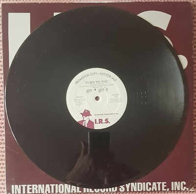 GO-GO'S TURN TO YOU VERY RARE 12 INCH USA PROMO SINGLE FROM 1984