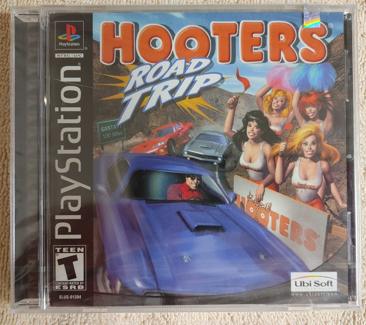 PlayStation1、PlayStation2ゲームソフト Vtg 2002 Hooters Road Trip Sony Playstation 1 New Sealed NOS