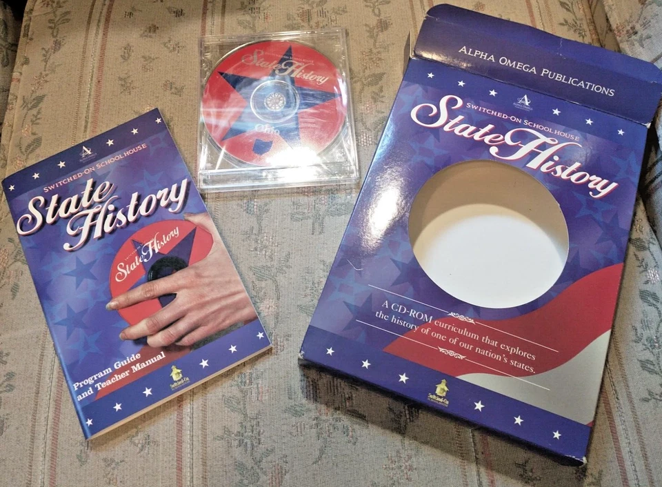 Alpha Omega Switched On Schoolhouse Ohio State History Sealed CD Teacher Manual - Image 2 of 4