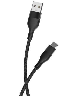 USB C 1m Daten.- Ladekabel 3A Strom für Samsung Galaxy F15 M15 USB-C auf USB-A 