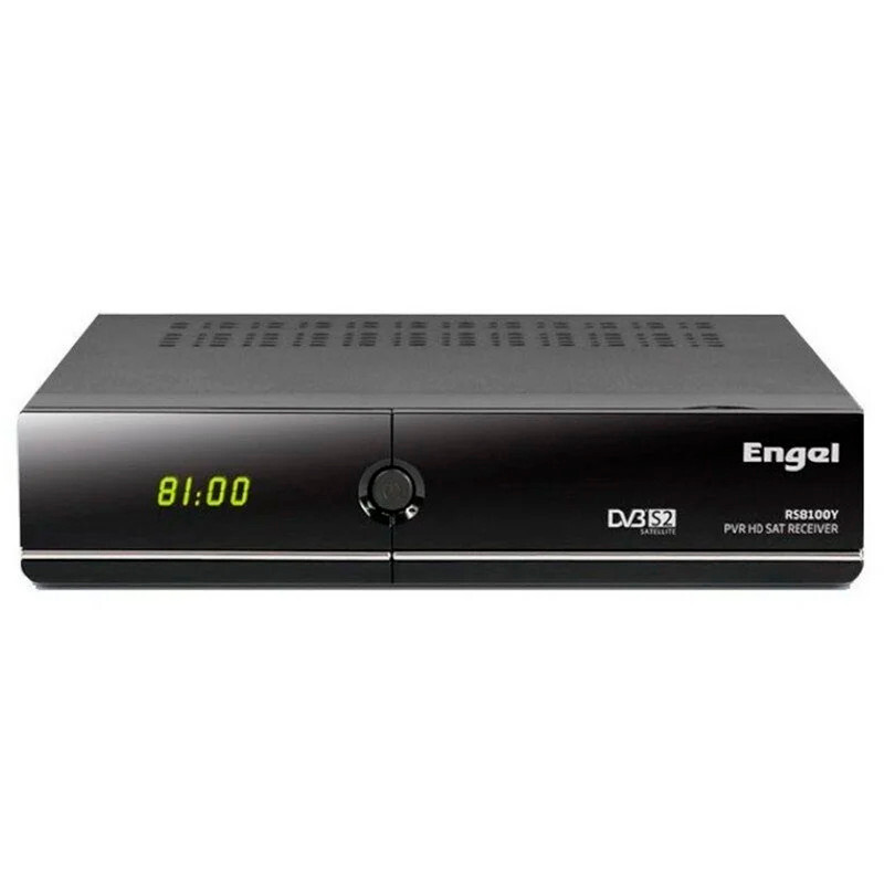 Receptor TV Satélite Engel RS8100Y negro