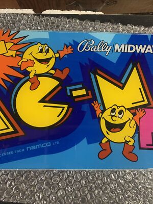 Pac Man Plus Midway Marquee Sign Restaurant Bar Wall Hanger  Of68