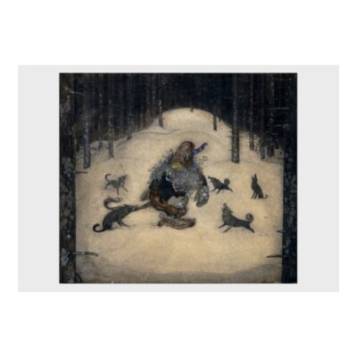 John Bauer - 'It was simply impossible to put up with': Poster (16.5'' x 11.7'')