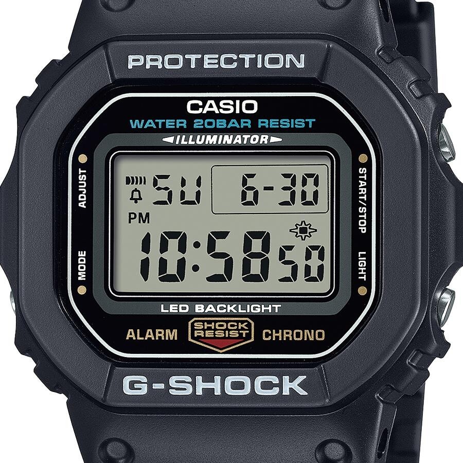 時計 G-SHOCK DW-5600UE-1JF CASIO G-SHOCK DW-5600UE-1JF Illuminator Black Digital Chrono 20bar
