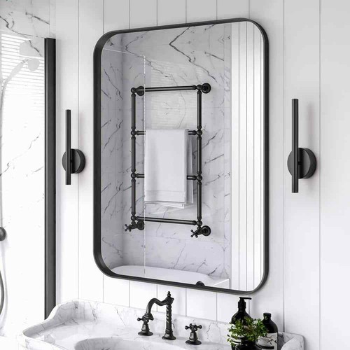 RRTYO Breshay 13.7 in. 1-Light Black Modern Light Wall Sconce with Light Bar - 第 10/11 張圖片
