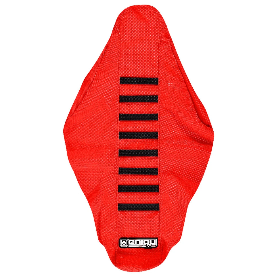 Cubierta de asiento con pinza Honda CRF 250 R 2004-2009 costillas rojas/negras #53 Foto 3 de 4