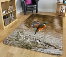 3D Hummingbird AHO182112 Animal Non Slip Rug Mat Elegant Photo Carpet Romy
