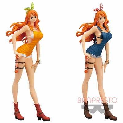 Banpresto One Piece Stampede Glitter Glamours Nami Figure 2 Set Jp Ebay