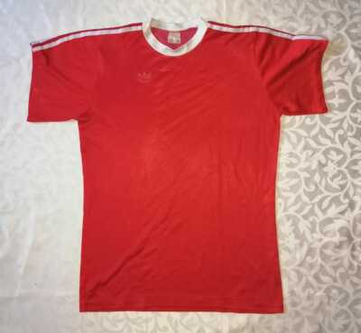 ADIDAS VINTAGE SHIRT 70S JERSEY SHIRT TRIKOT RED ERIMA