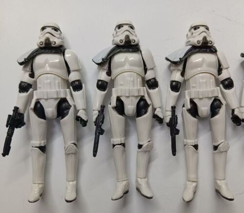 lot of 5 Hasbro Star Wars Stormtroopers action figure w gun 3.75" - Picture 3 of 12
