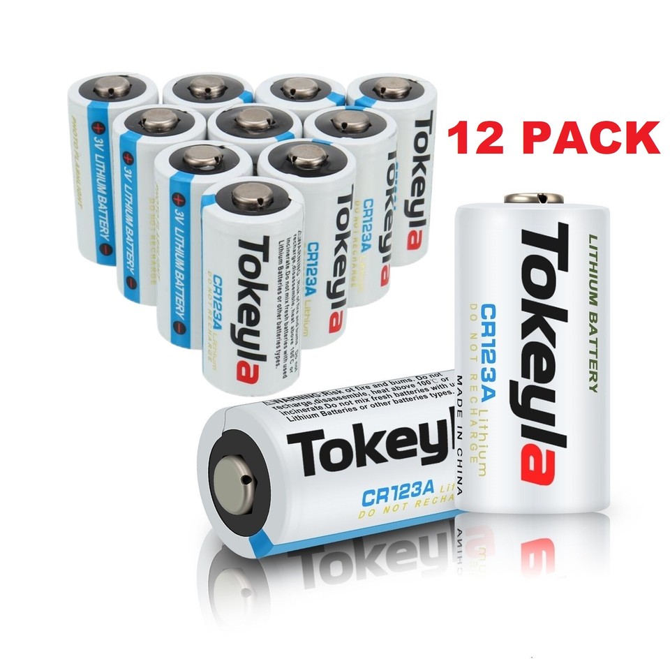 Lot CR123A Non Rechargeable Liion Lithium Battery 1500mAh 3.0V CR123A