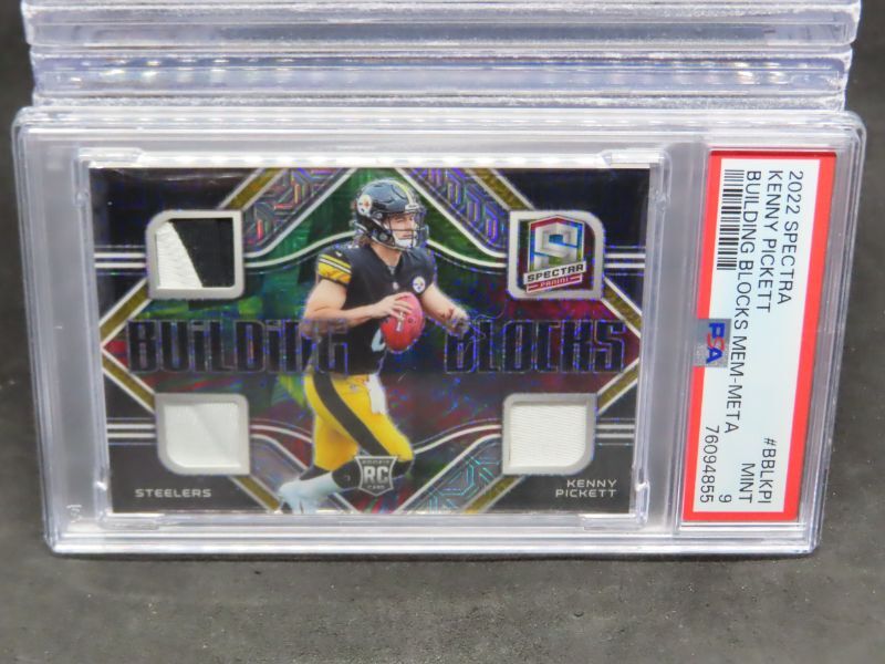 Kenny Pickett Panini Spectra Building Blocks Memorabilia #BBLKPI Base