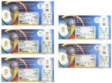 reproduction ENGLAND 2002 WORLD CUP FINAL 5 ticket gift set RMT