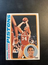 #￼￼￼￼￼￼￼46 John Shumate Detroit Pistons￼ 1978-79 topps Card Cb14