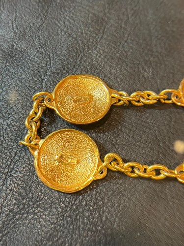 CHANEL Cinturón Cadena AUTÉNTICO Coco Vintage Collar 31 ORO CAMBON RUE 30.1 pulgadas Envío gratuito - Imagen 15 de 23