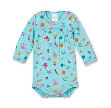 SCHIESSER Baby Body Langarm SMILEY Gr. 56 62 68 74 80 86 92 98 104 Bodies NEU