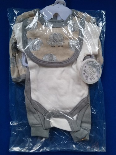 Tiny Baby Boy Clothes Layette Set Starter Outfit Hat Babygrow Bodysuit Premature - Picture 6 of 26