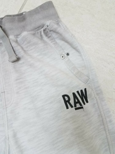 G-Star Raw Sweat Jogger Pants Mens uni Elastic Bottom/waist Gray Baggy fit Sz S - Picture 2 of 9