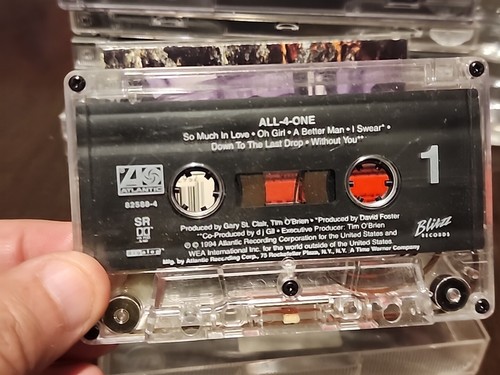 All-4-One by All-4-One Cassette Tape 1994 Atlantic R&B Pop 90s I Swear - Picture 3 of 6