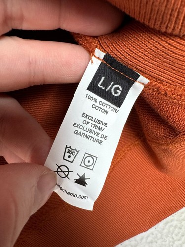 NEU - Reigning Champ Hoodie Herren Large Sierra Orange Pullover - Bild 12 von 12