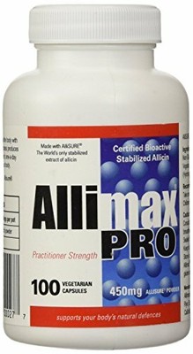 Allimax Pro 450Mg Professional Strength (100 Vegetarian Capsules) Brand: Allimax (766531407847)