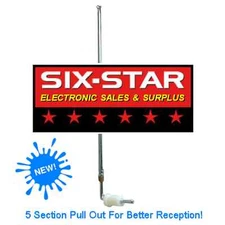 REGENCY UNIDEN COBRA BASE SCANNER ANTENNA PUSH IN MOTOROLA WITH GROVE LOCK